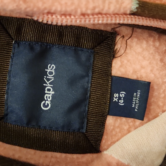 Girl's GAP Hooded Sweatshirt Size XS Color Pink - Picture 2 of 7